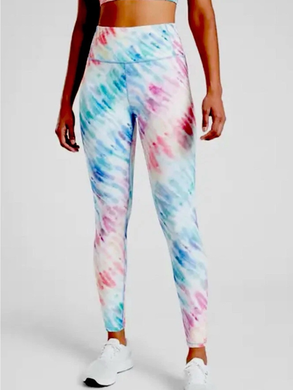 Athleta Love Proudly 7/8 - High-Waist Tie-Dye Leggings - Multicolor - Size M